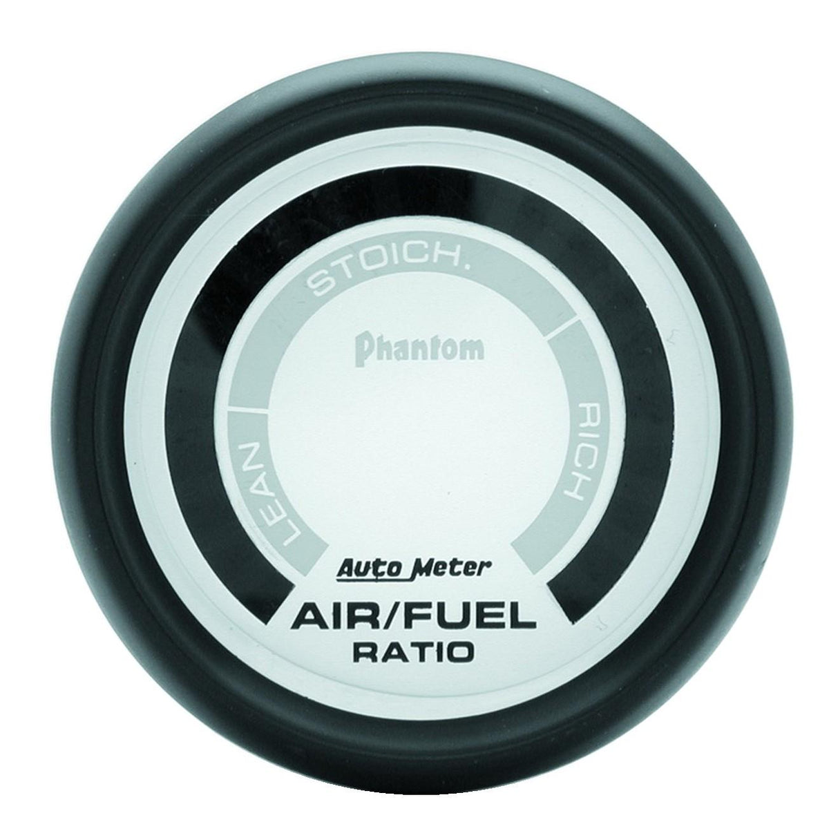 Autometer Phantom Series 2 1/16" Lean-Rich Air/Fuel Ratio Gauge