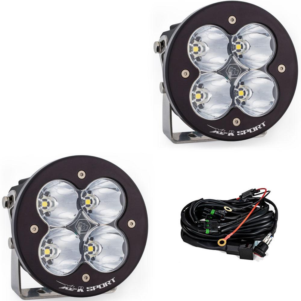 Baja Designs LED Light Pods High Speed Spot Pattern Pair XL R Sport Series Baja Designs - 577801