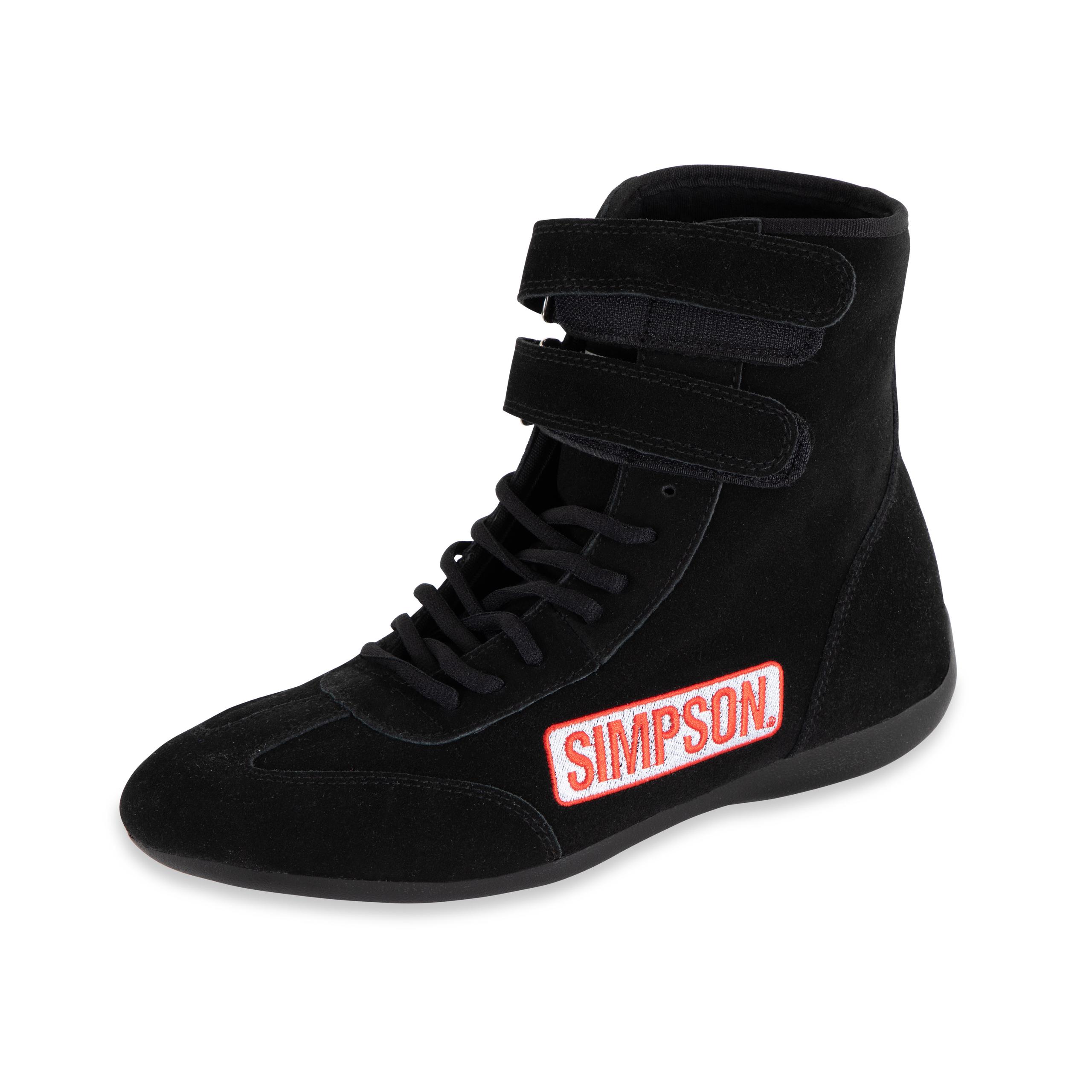 Simpson Racing Hightop Shoes - 28115BK