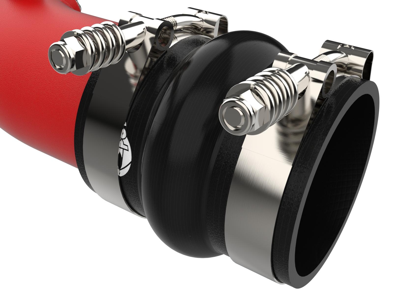 AFE BladeRunner 3 IN Aluminum Hot and Cold Charge Pipe Kit Red (2023-2024 F-250 Super Duty , F-350 Super Duty) - 46-20684-R