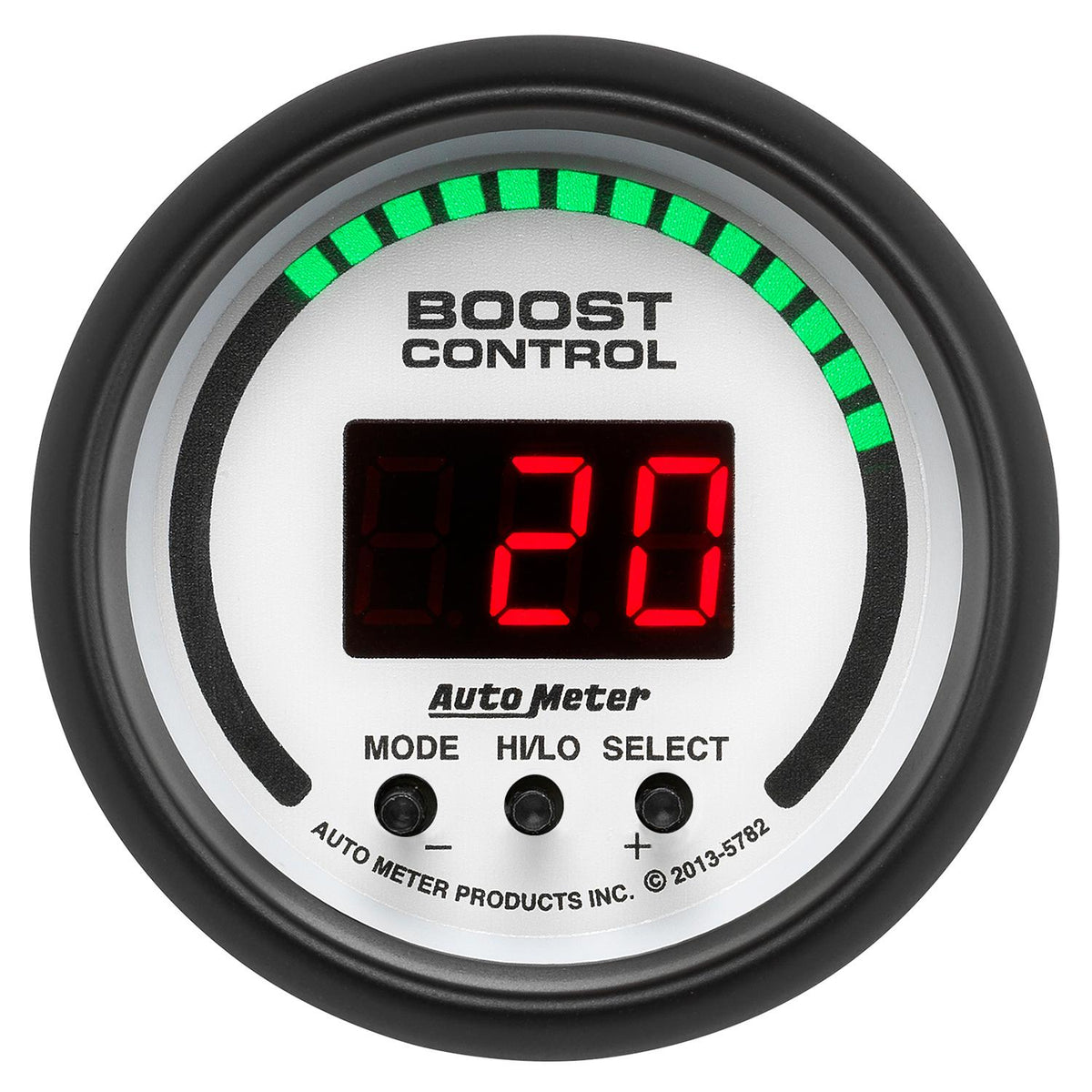 Auto Meter 2-1/16" BOOST CONTROLLER, 30 IN HG/30 PSI, PHANTOM - 5782
