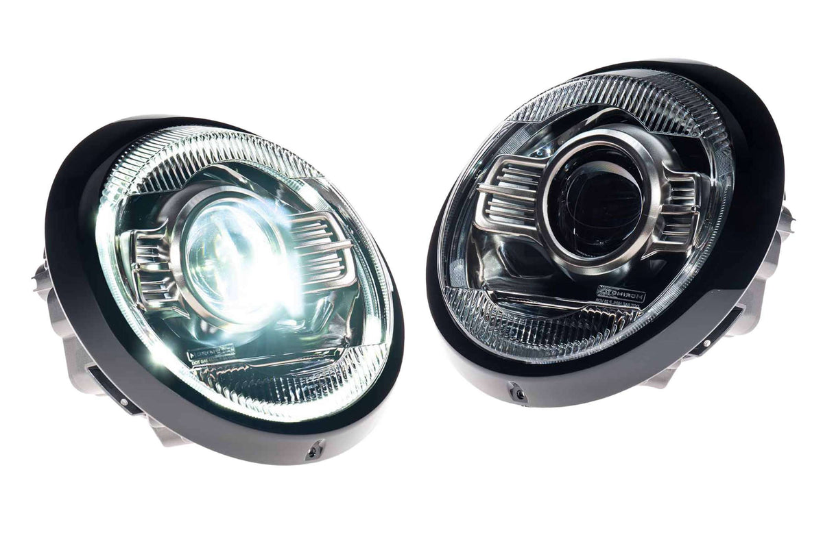 Morimoto XB LED Headlights: Porsche 964 (Modern White / Set) - LF965M