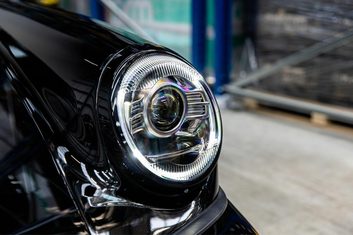 Morimoto XB LED Headlights: Porsche 964 (Modern White / Set) - LF965M