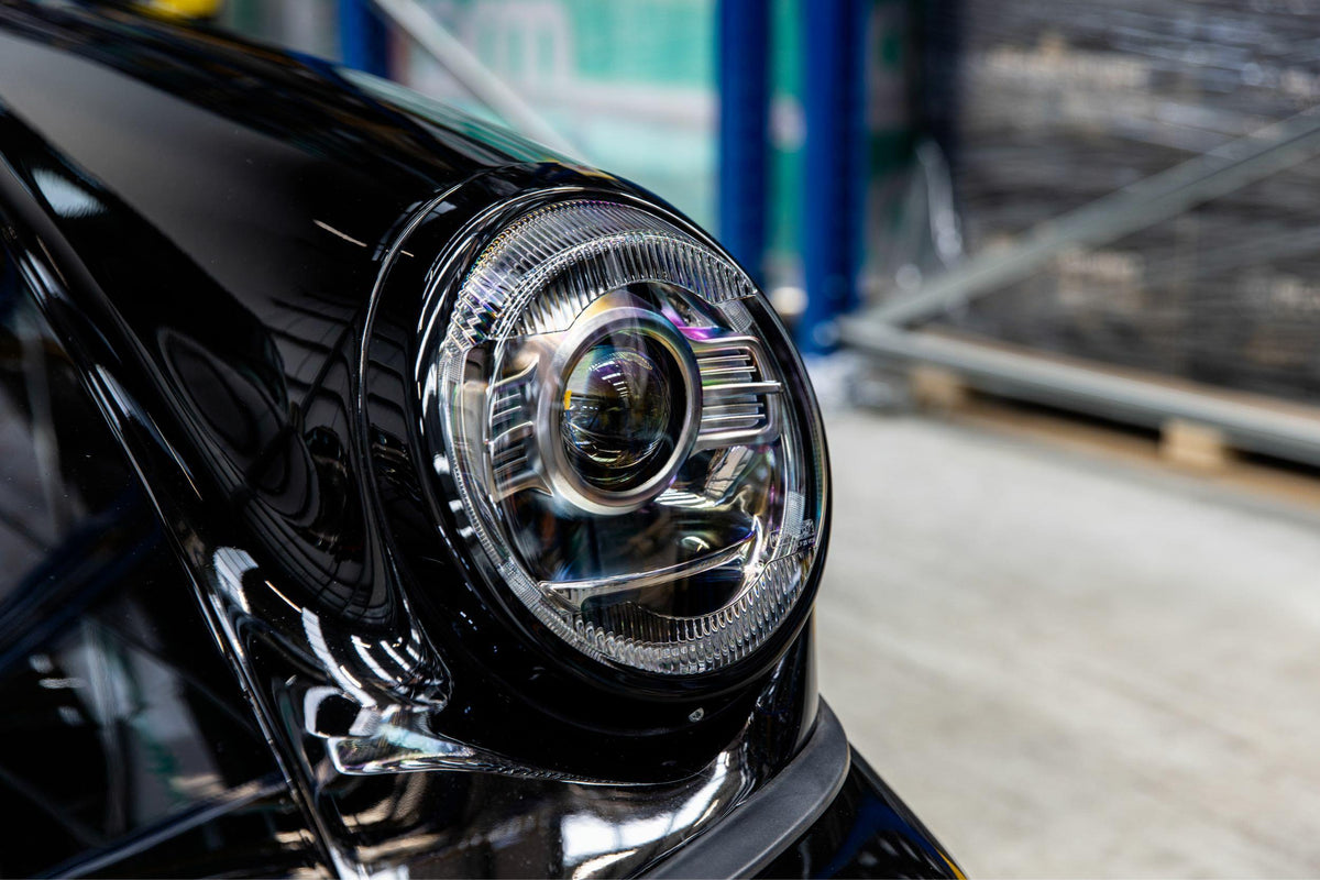 Morimoto XB LED Headlights: Porsche 964 (Modern White / Set) - LF965M