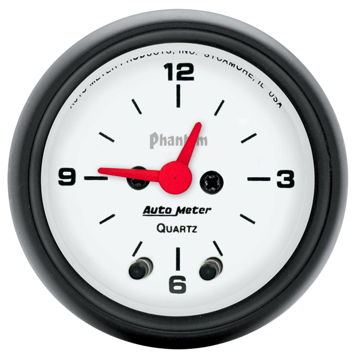 Auto Meter 2-1/16" CLOCK, 12 HOUR, PHANTOM - 5785
