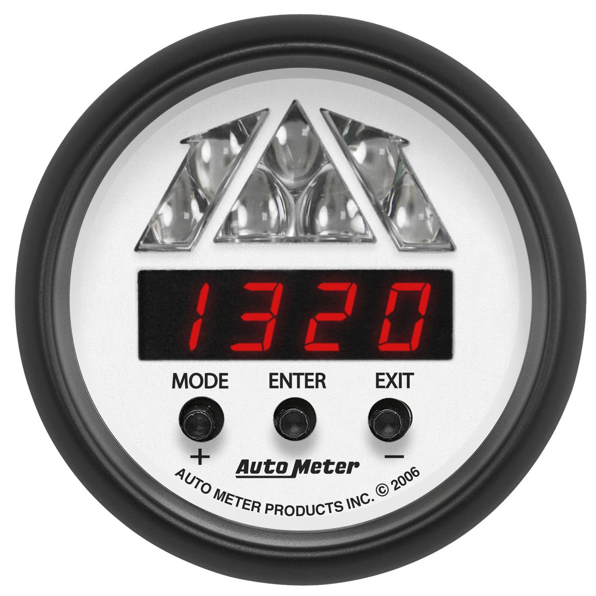 Auto Meter 2-1/16" DIGITAL PRO SHIFT LIGHT, 0-16,000 RPM, PHANTOM - 5787