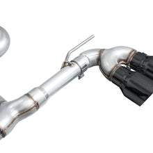 AWE Track Edition Exhaust for Volkswagen MK8 Golf R - Diamond Black Tips - 3020-43658