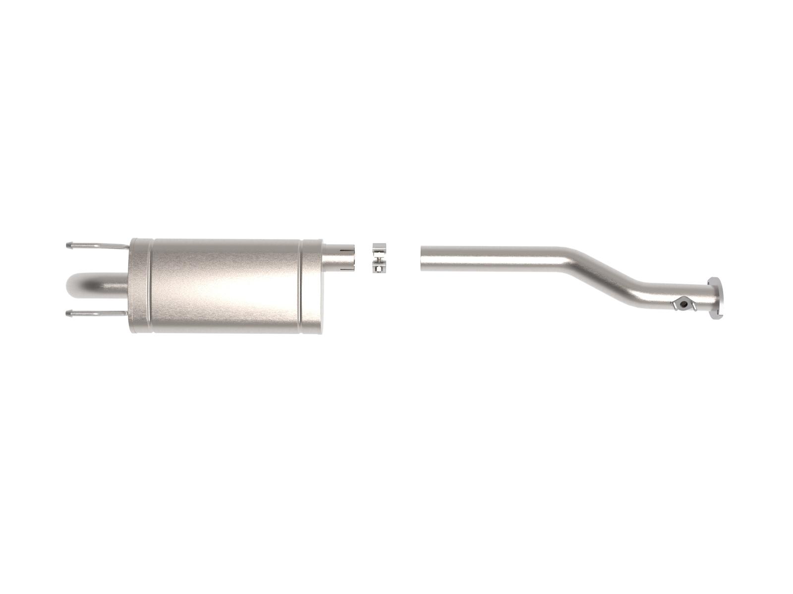 AFE ROCK BASHER 2-1/2 IN 409 Stainless Steel Cat-Back Exhaust System (Toyota Tacoma 99-04 L4-2.4/2.7L / V6-3.5L) - 49-46049