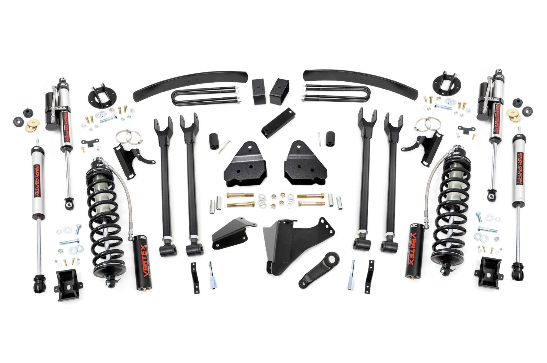Rough Country 6 Inch Lift Kit Diesel 4 Link C/O Vertex Ford F-250/F-350 Super Duty (05-07) (2005-2007 F-350 Super Duty, F-250 Super Duty) - 57959