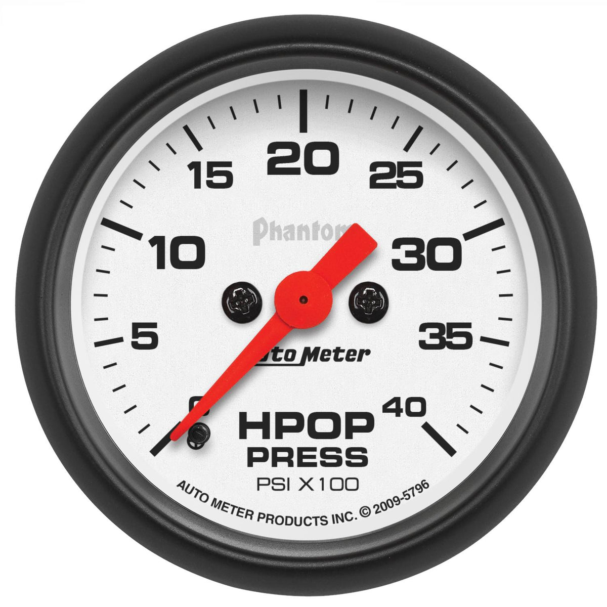 Auto Meter 2-1/16" HPOP PRESSURE, 0-4K PSI, PHANTOM - 5796