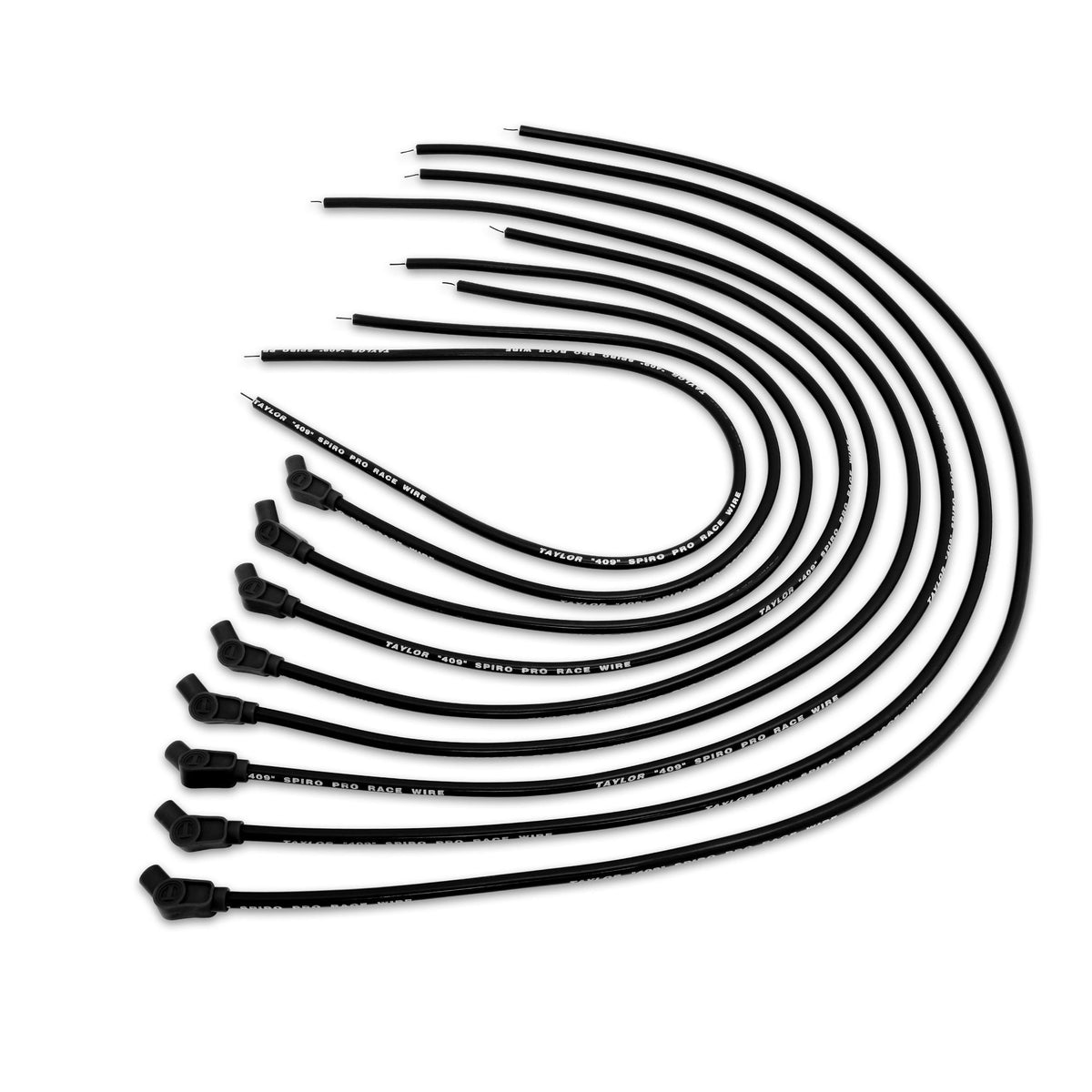 TAYLOR CABLE 409 Spiro-Pro univ 8 cyl 135 black Spark Plug Wires - 79053