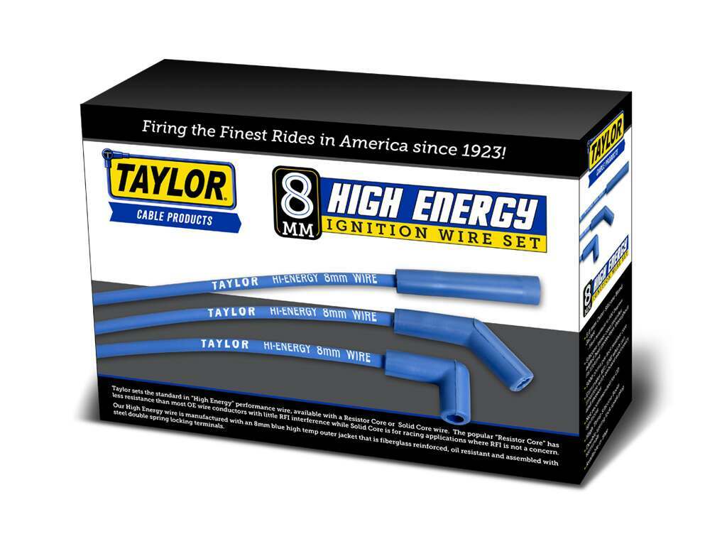 TAYLOR CABLE High Energy RC custom 8 cyl blue - 64607
