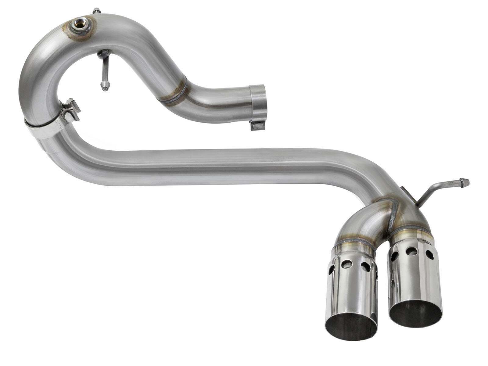AFE Rebel Series 3 IN 409 Stainless Steel DPF-Back Exhaust System w/Polished Tip (2016-2020 Colorado, Canyon) - 49-44065-P