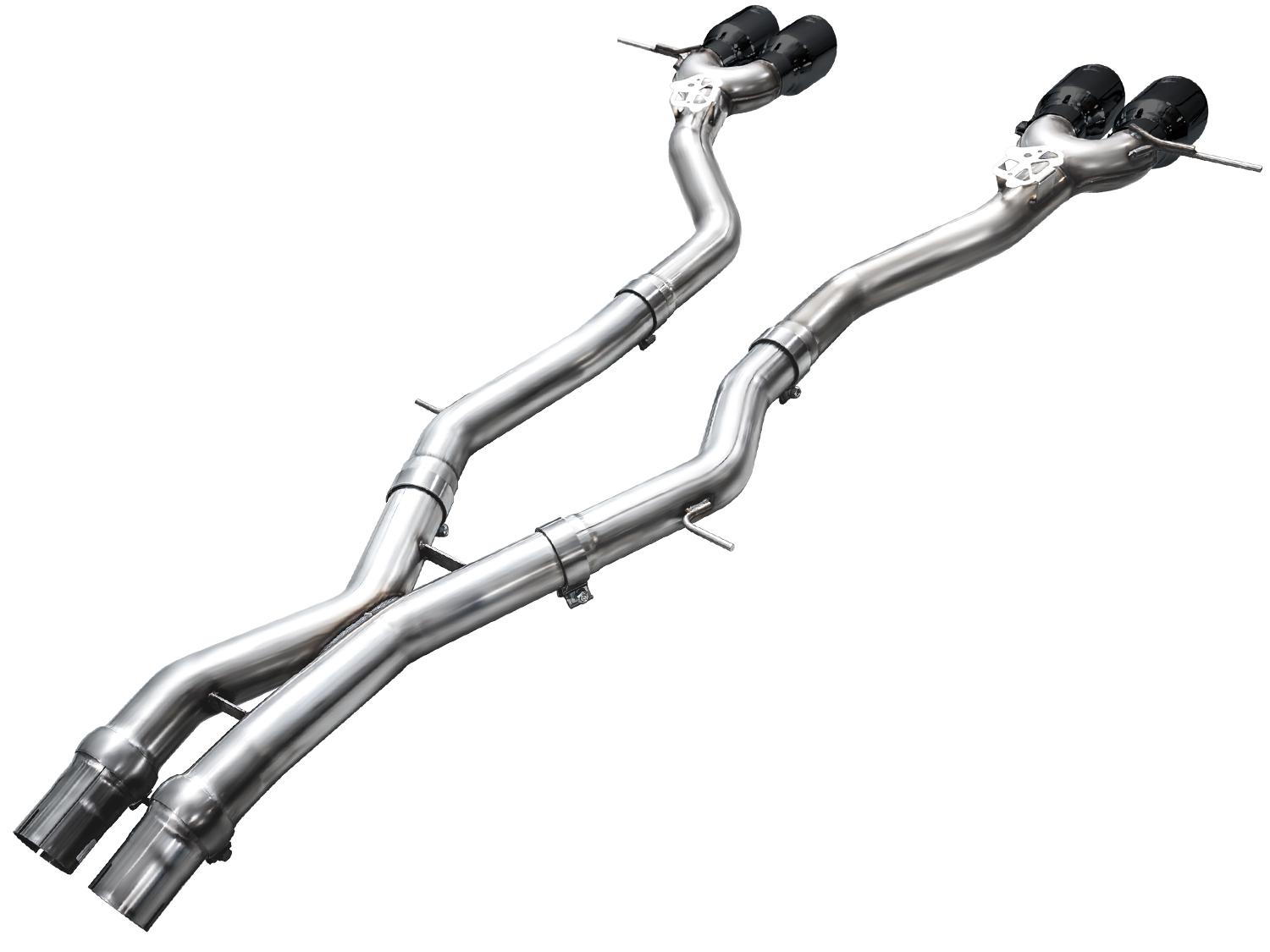 AWE Track Edition Exhaust for BMW G87 M2 - Diamond Black Tips - 3020-43487