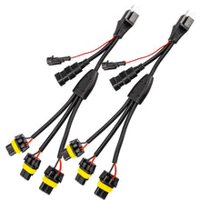 Oracle Lighting Vector H4 Headlight Wiring Harness, Euro Export Model, Pair (2007-2021 Wrangler) - 5831-504