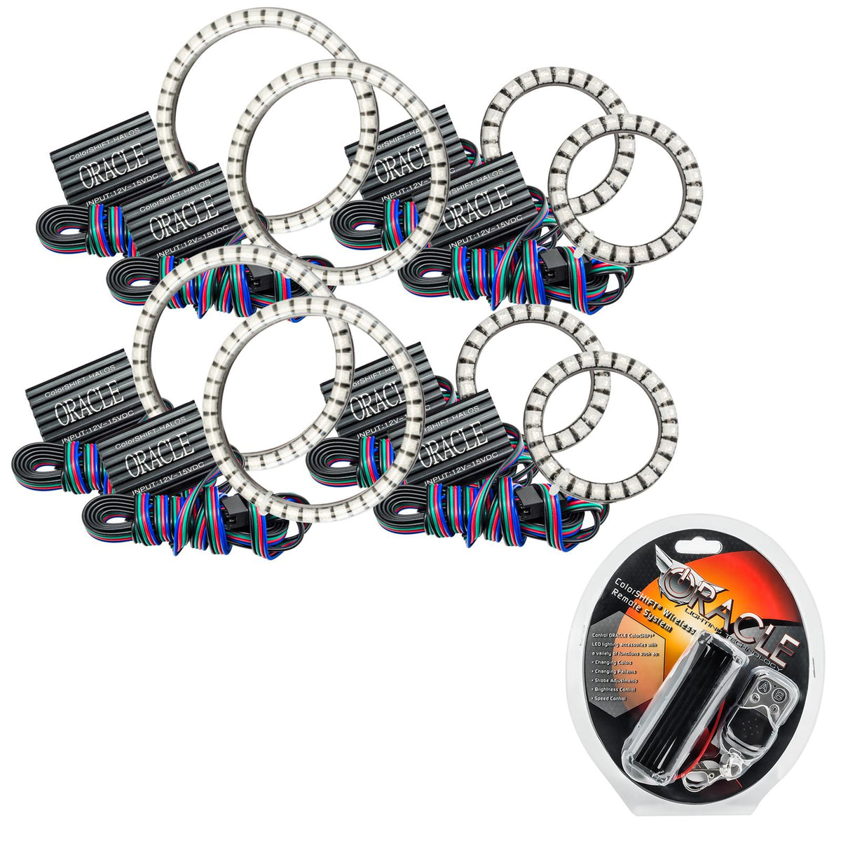 Oracle Lighting Vector, Colorshift Halo Kit (2007-2021 Wrangler) - 5835-330