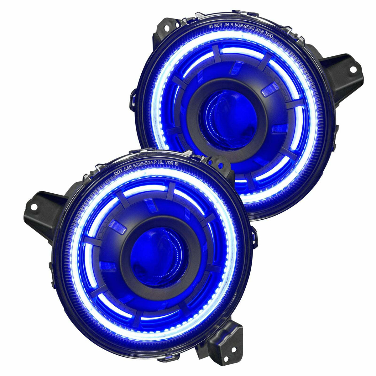 Oracle Lighting Oculus Colorshift Bi-Led Projector Headlights, Colorshift - No Controller (2018-2021 Gladiator, Wrangler) - 5839-334