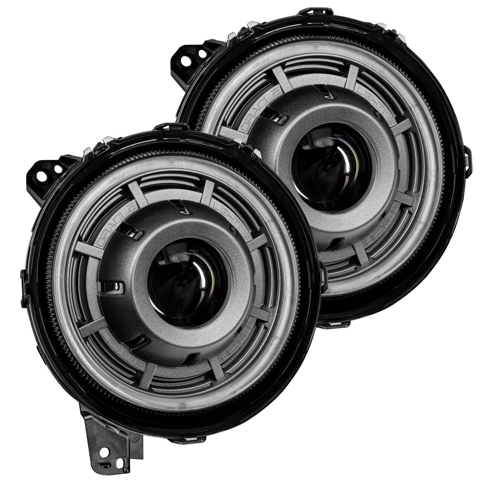 Oracle Lighting Lighting Oculus Bi-Led Projector Headlights, 5500K (2018-2021 Gladiator, Wrangler) - 5839-504-PAU