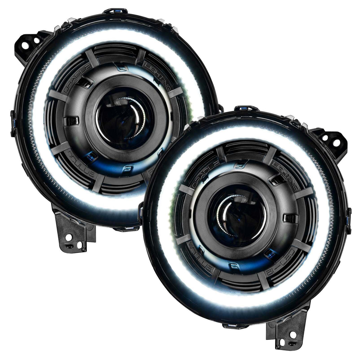 Oracle Lighting Lighting Oculus Bi-Led Projector Headlights, 5500K (2018-2021 Gladiator, Wrangler) - 5839-504