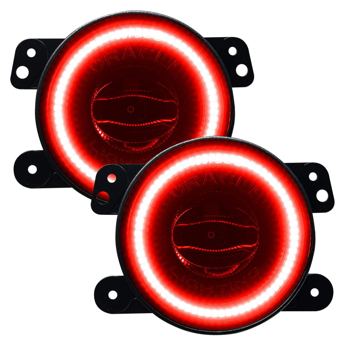 Oracle Lighting High Performance Fog Lights, Red (2007-2021 Wrangler) - 5846-003