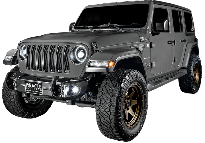 Oracle Lighting High Performance Fog Lights, No Halo (2007-2021 Wrangler) - 5846-504