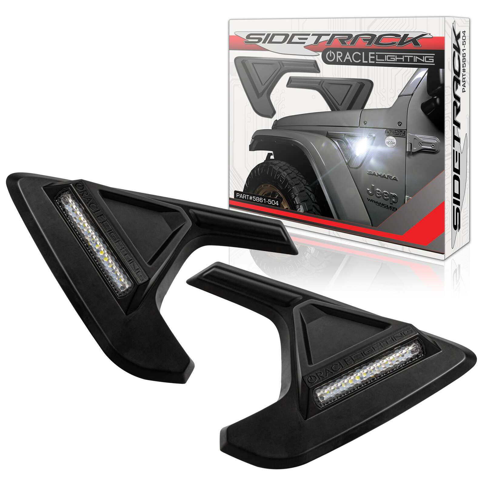 Oracle Lighting Sidetrack Led Lighting System (2018-2021 Gladiator, Wrangler) - 5861-504