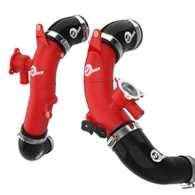AFE BladeRunner 2-1/2 IN Aluminum Hot Charge Pipe Red (2022-2024 Tundra , Sequoia) - 46-20718-R