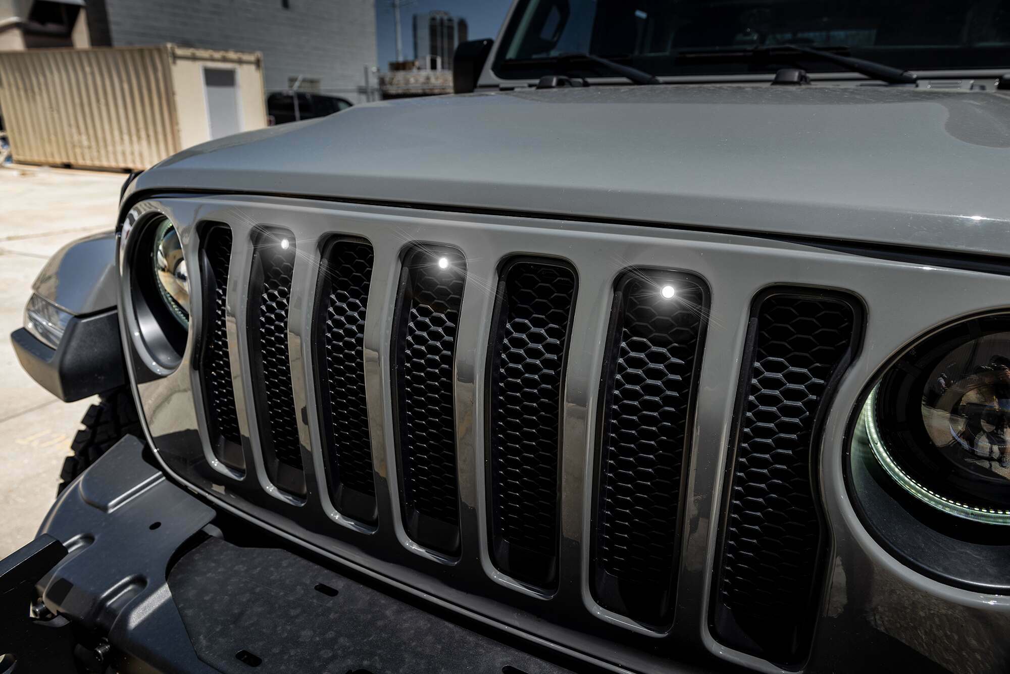 Oracle Lighting Pre-Runner Style White Led Grill Kit (2018-2021 Wrangler) - 5870-001