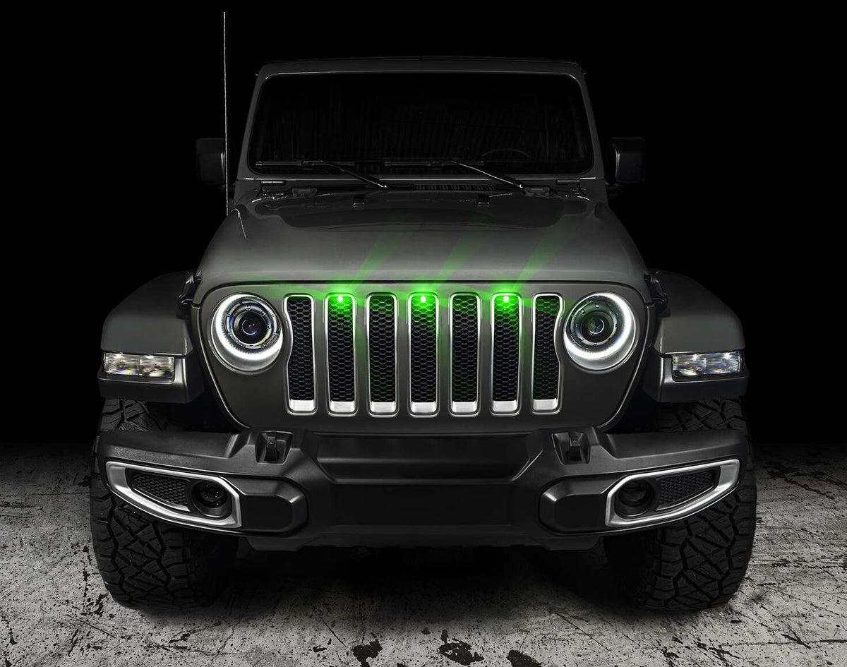Oracle Lighting Pre-Runner Style Led Grill Kit, Green (2020-2021 Gladiator) - 5871-004