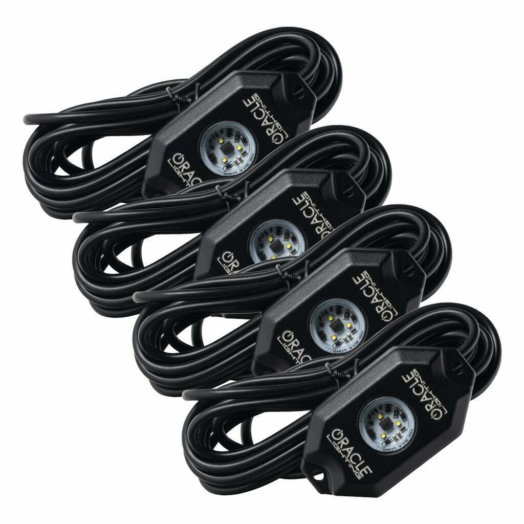 Oracle Lighting Underbody Wheel Well Rock Light Kit, White, 4 Pcs - 5875-001
