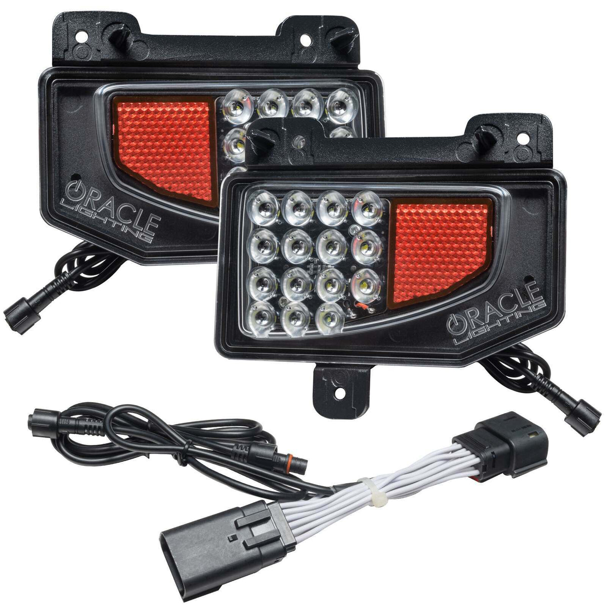 Oracle Lighting Rear Bumper Led Reverse Lights For Jeep Gladiator Jt W/Pnp Harness (2020-2021 Gladiator) - 5881-504