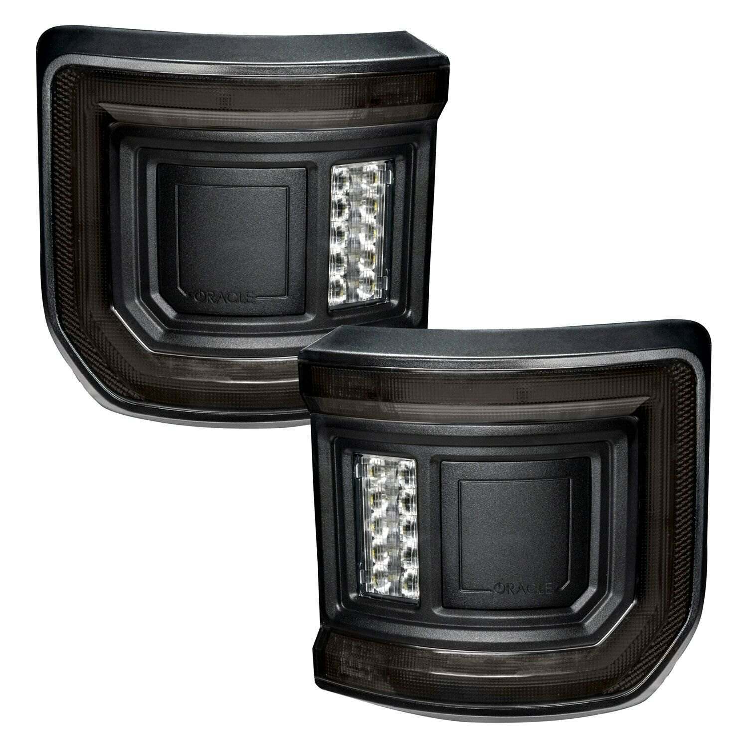 Oracle Lighting "Black Series" Flush Mount Led Tail Lights For Jeep Gladiator Jt (2020-2024 Jeep Gladiator) - 5882-504-T