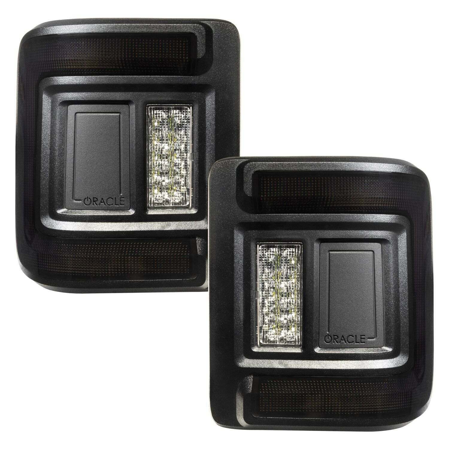Oracle Lighting "Black Series" Flush Mount Led Tail Lights For Jeep Wrangler Jl (2018-2024 Jeep Wrangler) - 5884-504-T