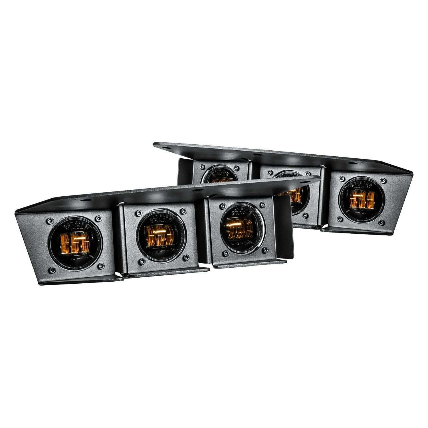 Oracle Lighting Triple LED Fog Light Kit for Steel Bumper - Amber (2021-2025 Ford Bronco) - 5890-005