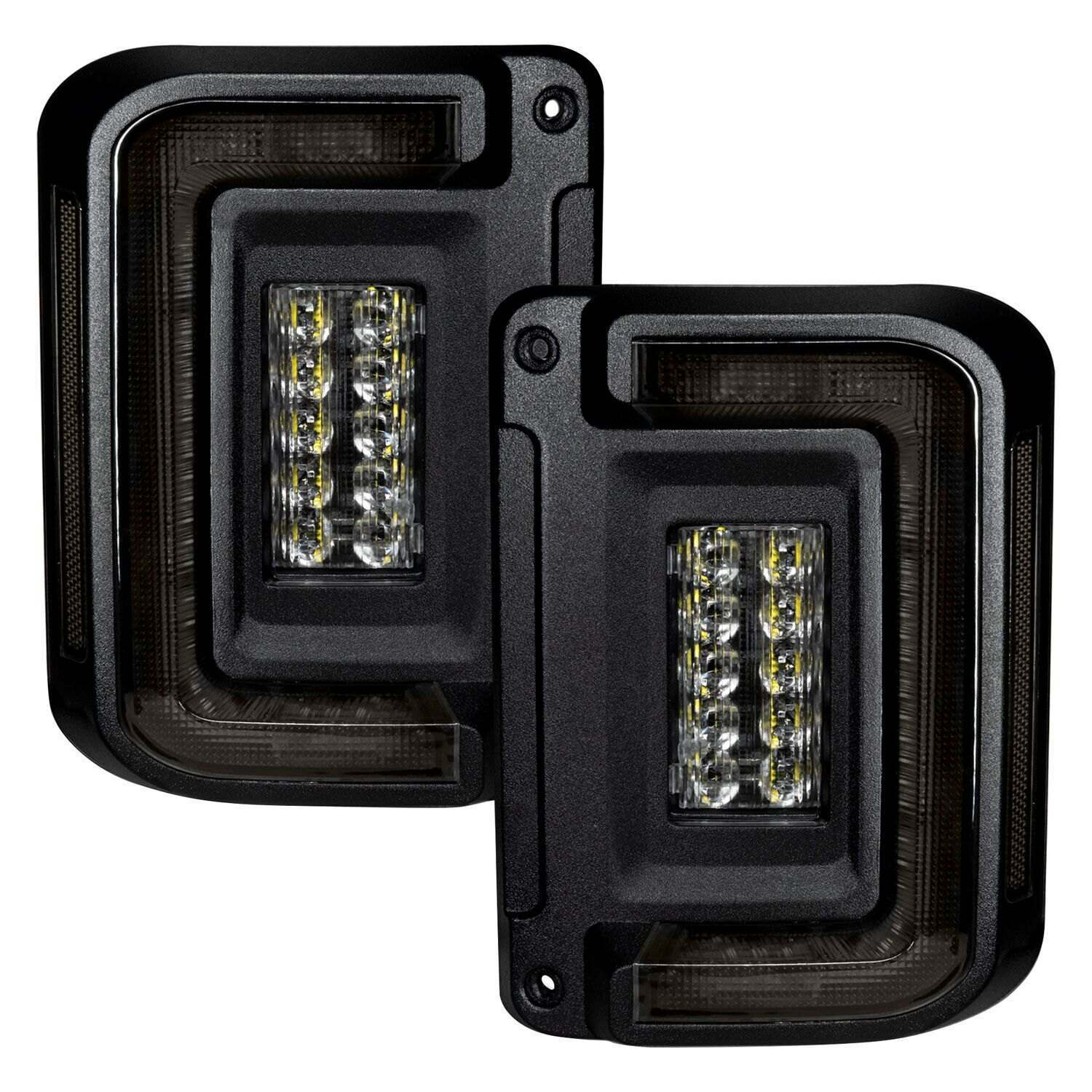 Oracle Lighting "Black Series" Flush Mount Led Tail Lights For Jeep Wrangler Jk (2007-2018 Jeep Wrangler, Jeep Wrangler JK) - 5891-504-T