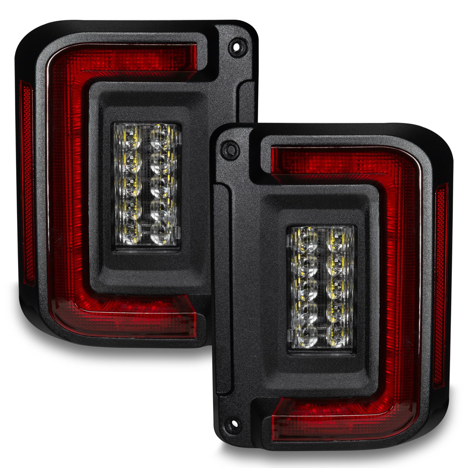 Oracle Lighting Flush Mount Led Tail Lights For Jeep Wrangler Jk (2007-2018 Jeep Wrangler, Jeep Wrangler JK) - 5891-504
