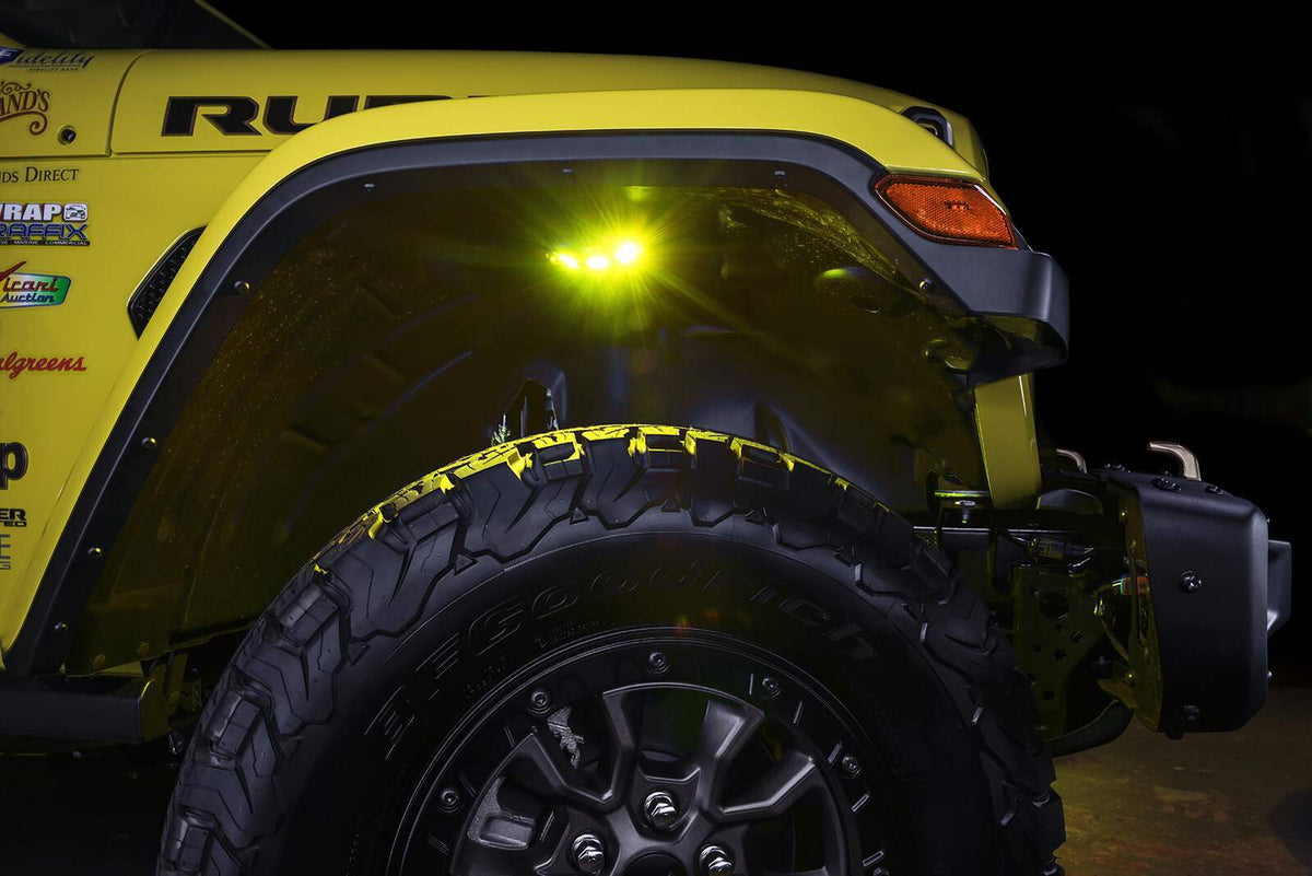 Oracle Lighting Colorshift Rgb+W Underbody Wheel Well Rock Light Kit (4 Pcs) - 5895-339