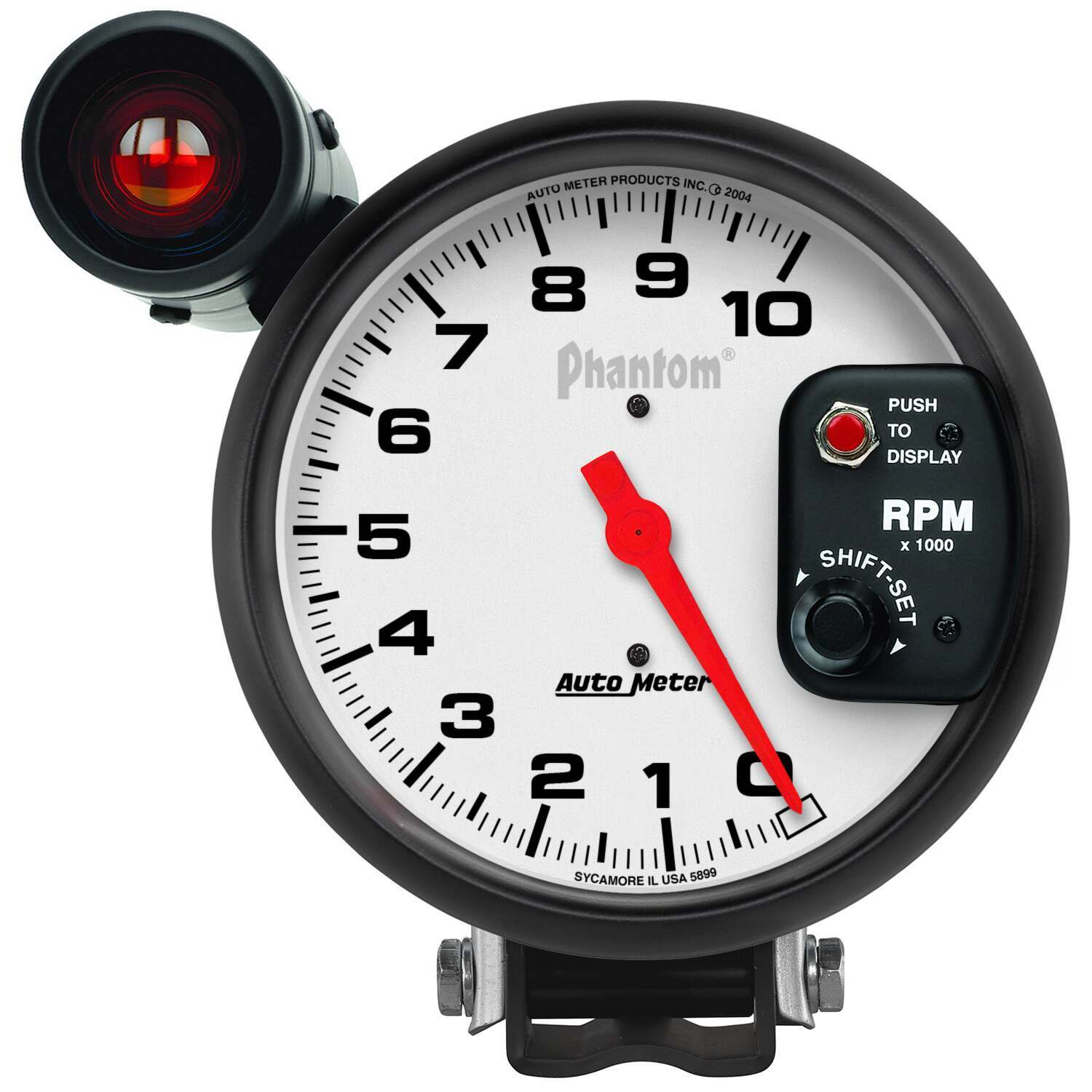 Autometer Phantom Series 10000 RPM Tachometer Monster Shift-Lite