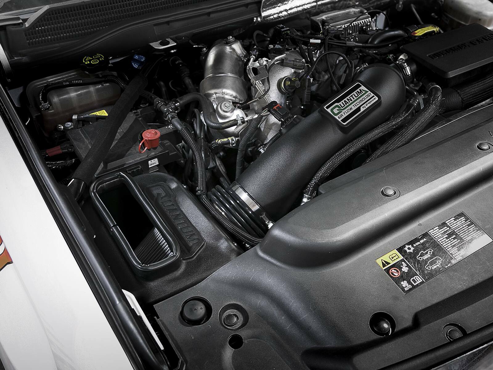 AFE QUANTUM Cold Air Intake System w/ Pro DRY S Media (2017-2019 Silverado 2500 HD, Silverado 3500 HD, Sierra 2500 HD, Sierra 3500 HD) - 53-10007D
