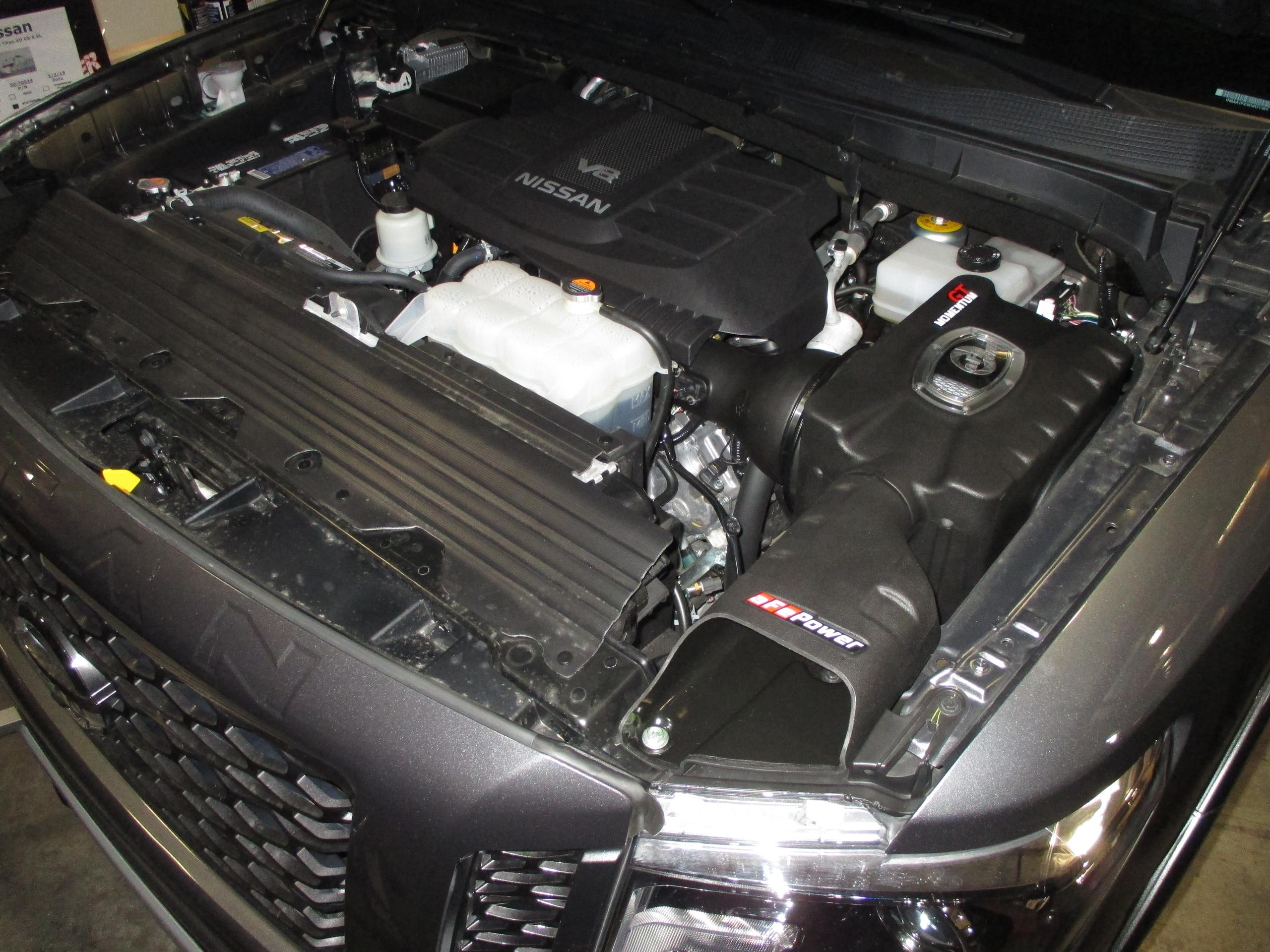 AFE Dynamic Air Scoop (2017-2019 Nissan Titan XD V8-5.6L) - 50-70034S