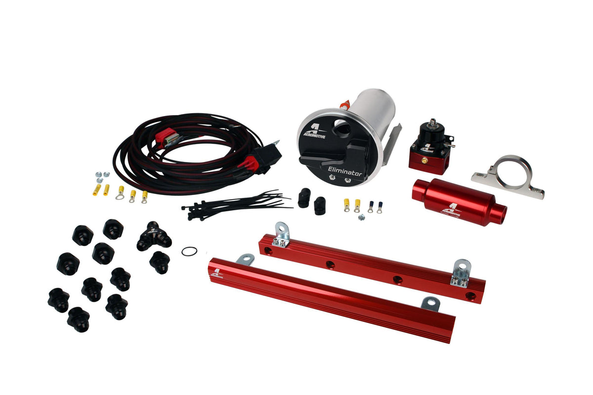Aeromotive 17336 07-12 Shelby GT500 Stealth Eliminator Racing System with 5.4L 4-V Fuel Rails