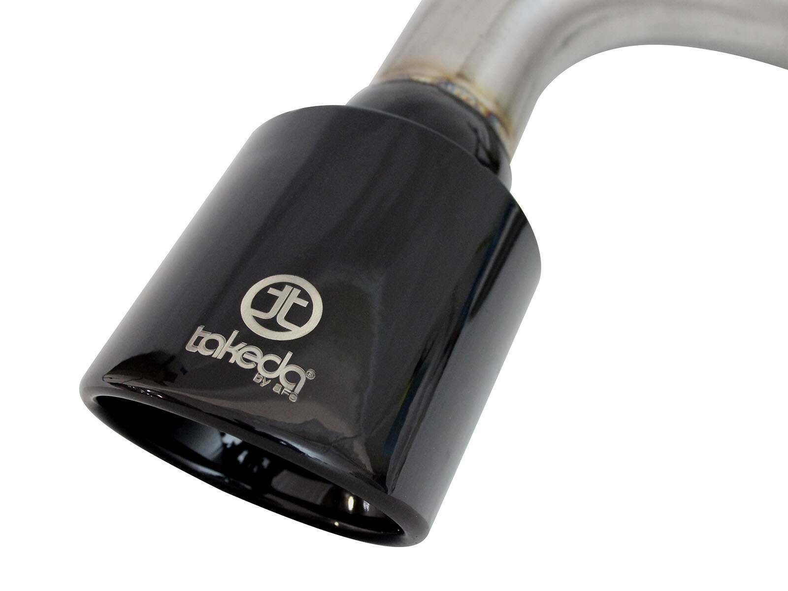 AFE Takeda 2-1/4 to 2-1/2in 304 Stainless Steel Axle-Back Exhaust System w/Black Tip (2011-2016 tC) - 49-36025-B
