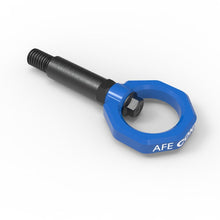 aFe CONTROL Rear Tow Hook Blue (2020-2021 GR Supra, GR Supra, GR Supra) - 450-721001-L