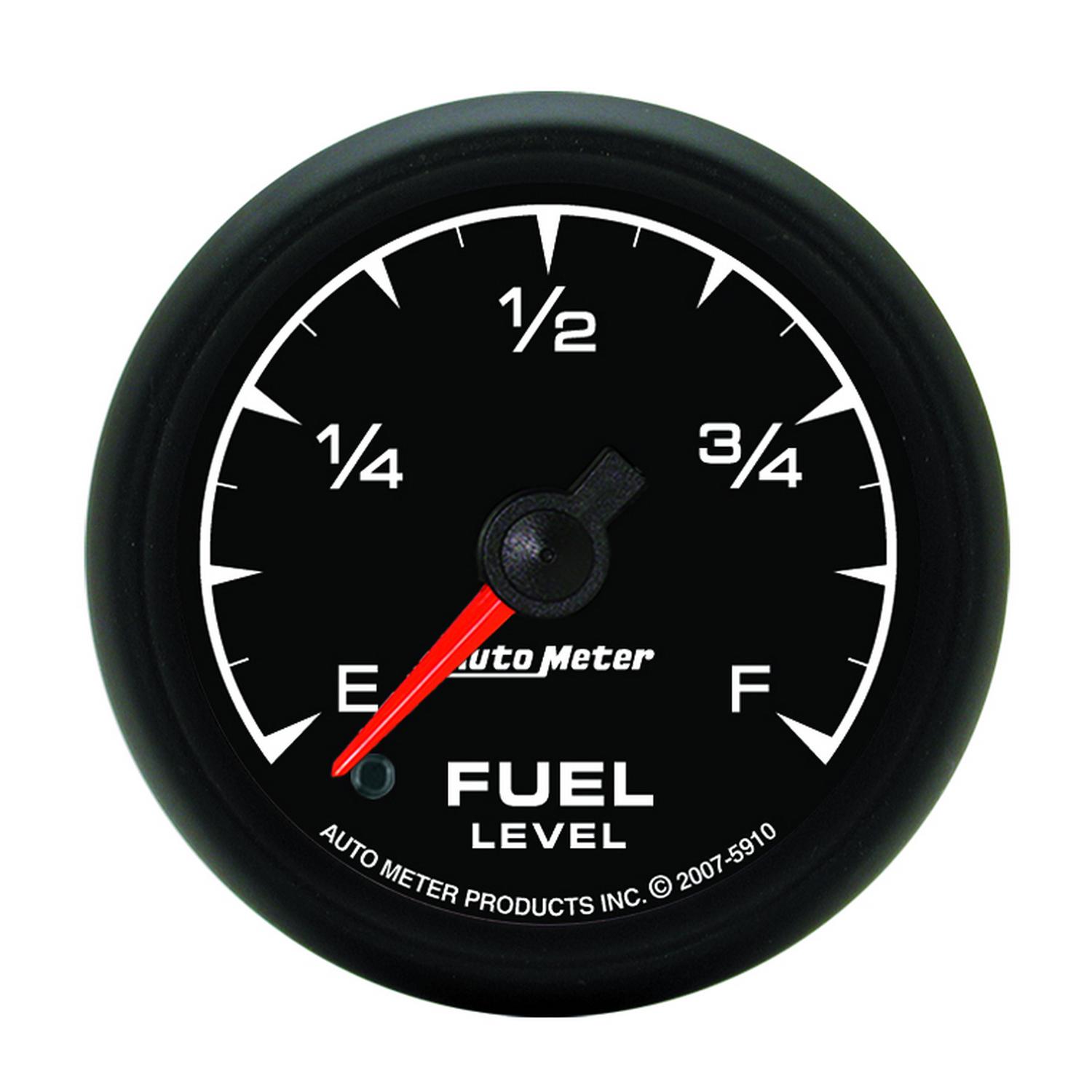 Auto Meter 2-1/16" FUEL LEVEL, PROGRAMMABLE 0-280 Ω, ES - 5910