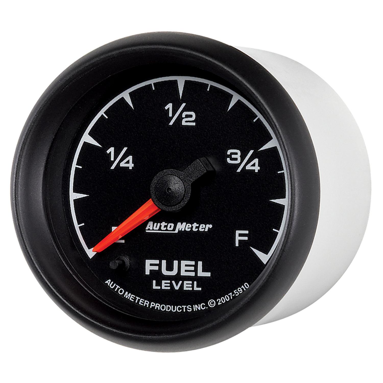 Auto Meter 2-1/16" FUEL LEVEL, PROGRAMMABLE 0-280 Ω, ES - 5910