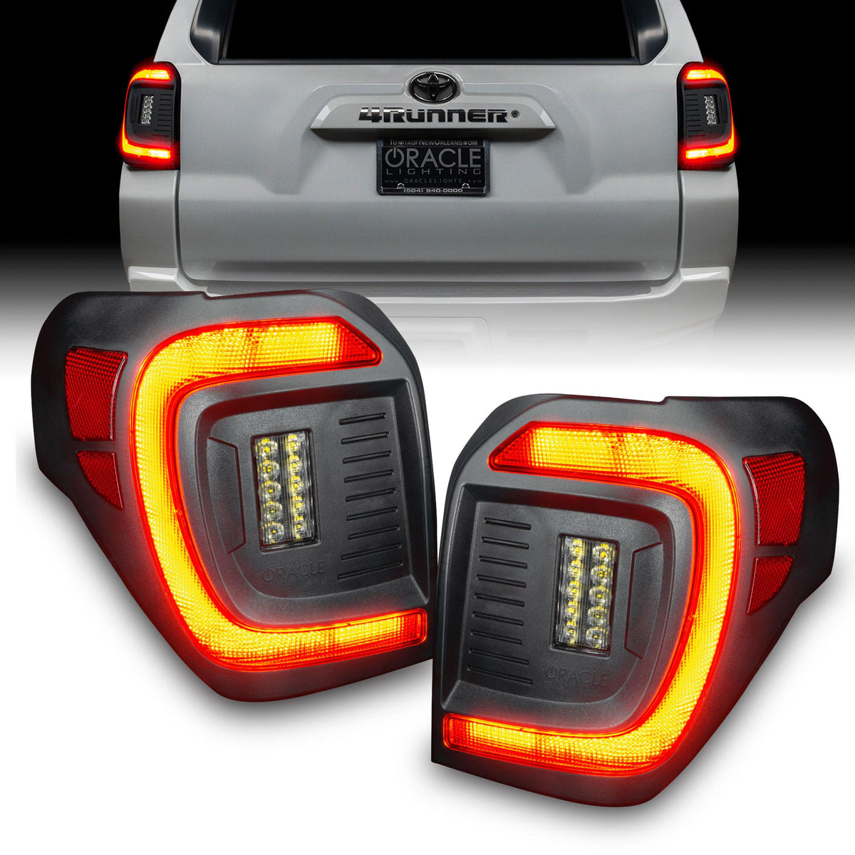 Oracle Lighting Flush Style (Lensless) Led Tail Lights For 2014-2024 Toyota 4Runner (2014-2024 Toyota 4Runner) - 5920-504