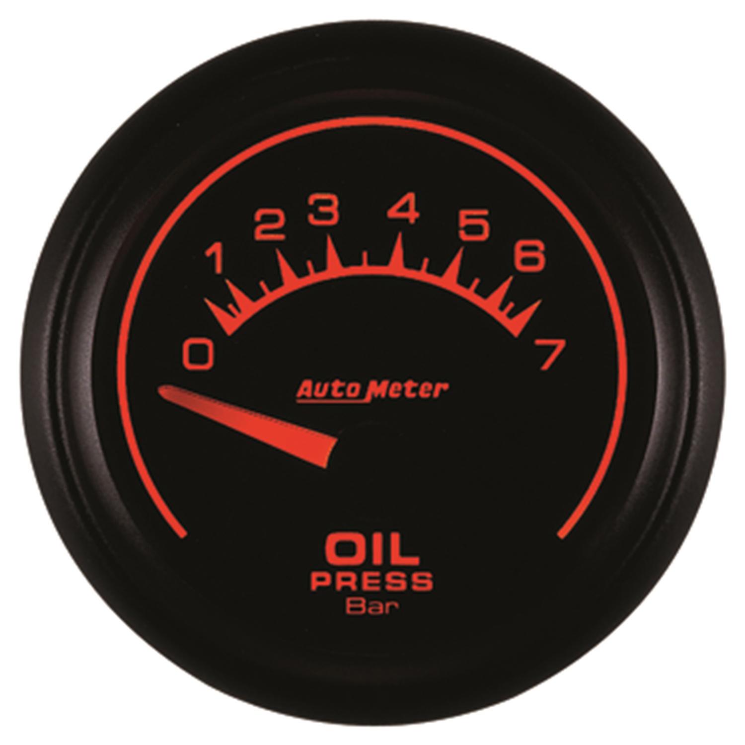 Auto Meter 2-1/16" OIL PRESSURE, 0-7 BAR, ES - 5927-M