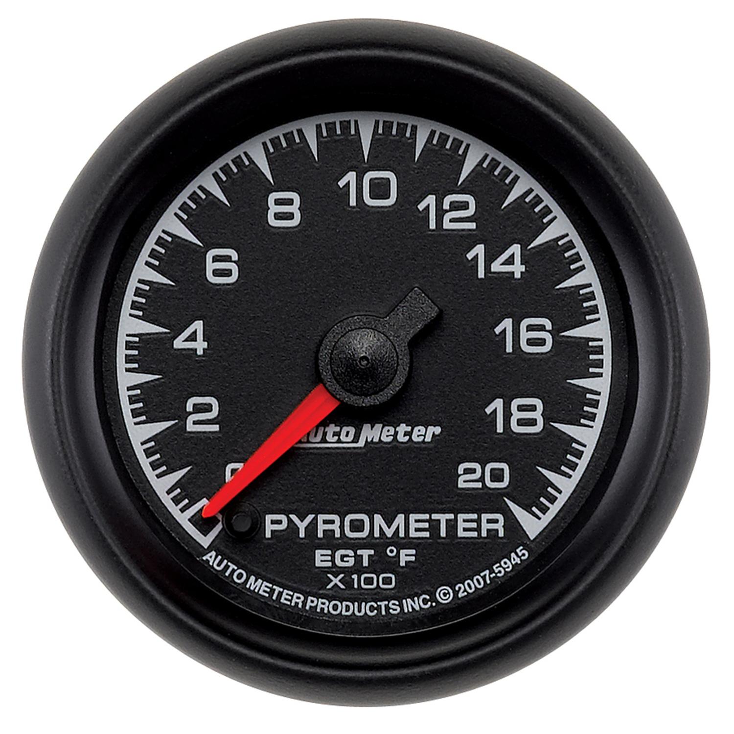 Auto Meter 2-1/16" PYROMETER, 0-2000 °F, ES - 5945