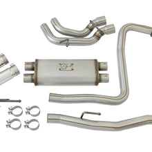AFE Rebel Series 3 IN 409 Stainless Steel Cat-Back Exhaust System w/Polished Tip (2004-2015 Titan, Titan, Titan, Titan, Titan) - 49-46124-P