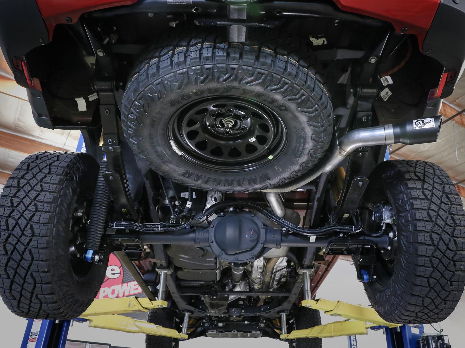 AFE Apollo GT Series 3 IN 409 Stainless Steel Cat-Back Exhaust System w/ Black Tip (2023-2024 Colorado , Canyon) - 49-44141-B
